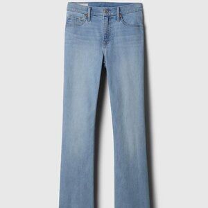 NWT Gap Mid Rise Baby Boot Jeans Light Indigo